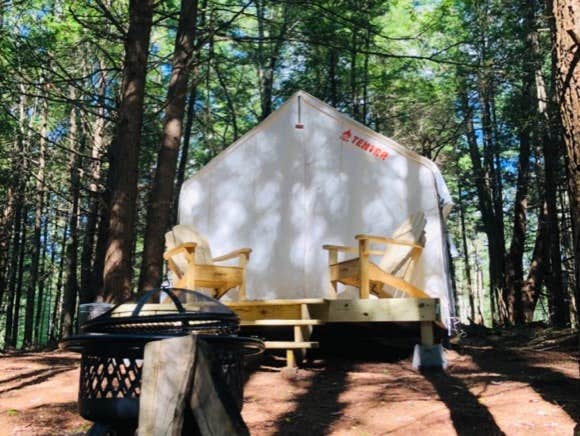 The Dyrt's photo at Tentrr Signature Site - Purple Haze at the Tentrr Catskill Retreat - Single Camp near Monticello, NY