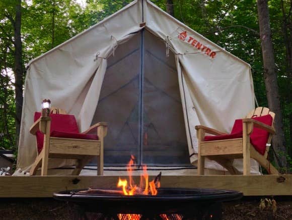 The Dyrt's photo at Tentrr Signature Site - Maple Grove Cove @ Ewe Turn Farm near Greene, ME