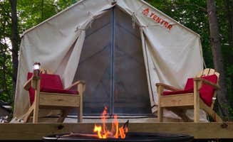 The Dyrt's photo at Tentrr Signature Site - Maple Grove Cove @ Ewe Turn Farm near Minot, ME