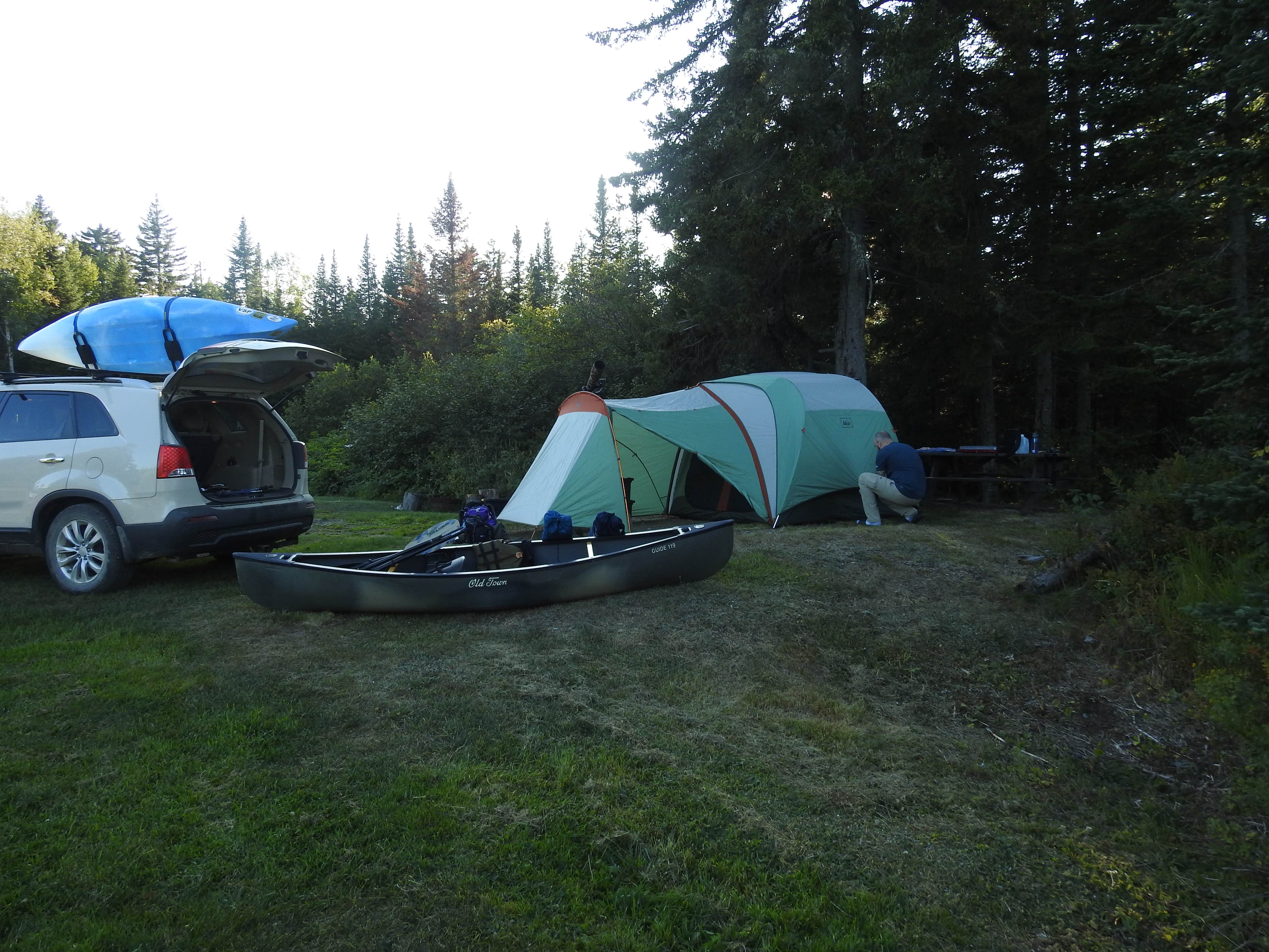 Tina D.'s photo at Lone Jack Campground — Cold Stream Forest near Jackman, ME