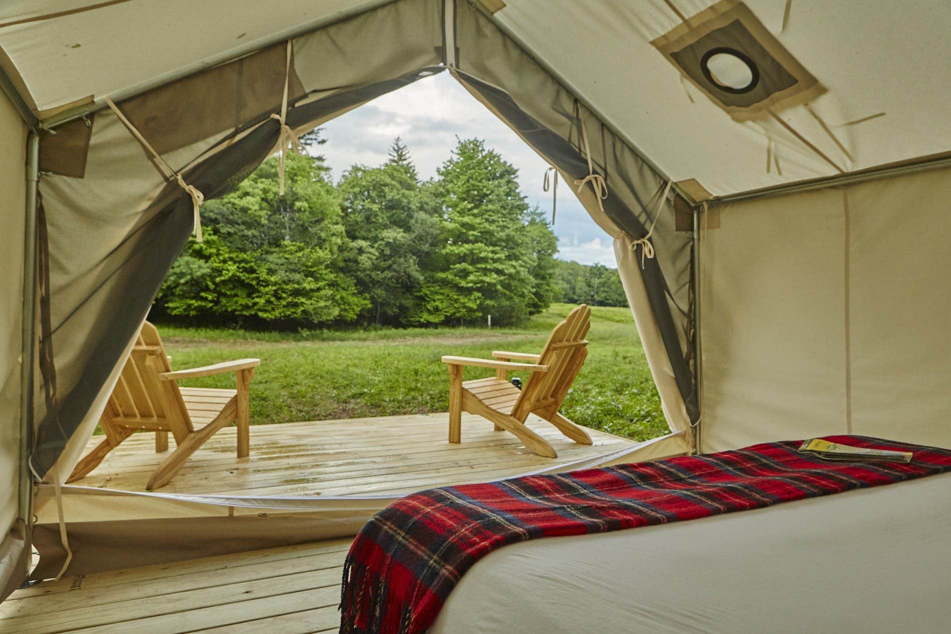 The Dyrt's photo at Tentrr Signature Site - Sugarloaf Mountain Meadows Camp on Schoharie Creek NY near Hensonville, NY