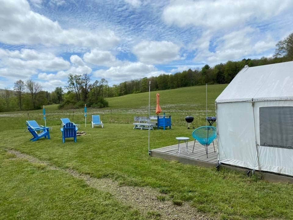 The Dyrt's photo at Tentrr Signature Site - Little Sit Farm Cosmic Glamping Site near Kirkwood, NY