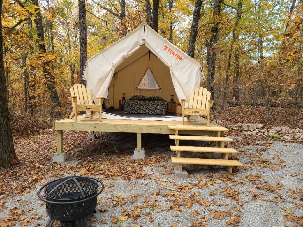 The Dyrt's photo at Tentrr Signature Site - Leaning Tree Woods near Noel, MO
