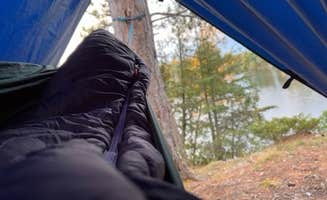 HollyRose M.'s photo of tent camping at Triangle Lake Campsite near Crane Lake, MN