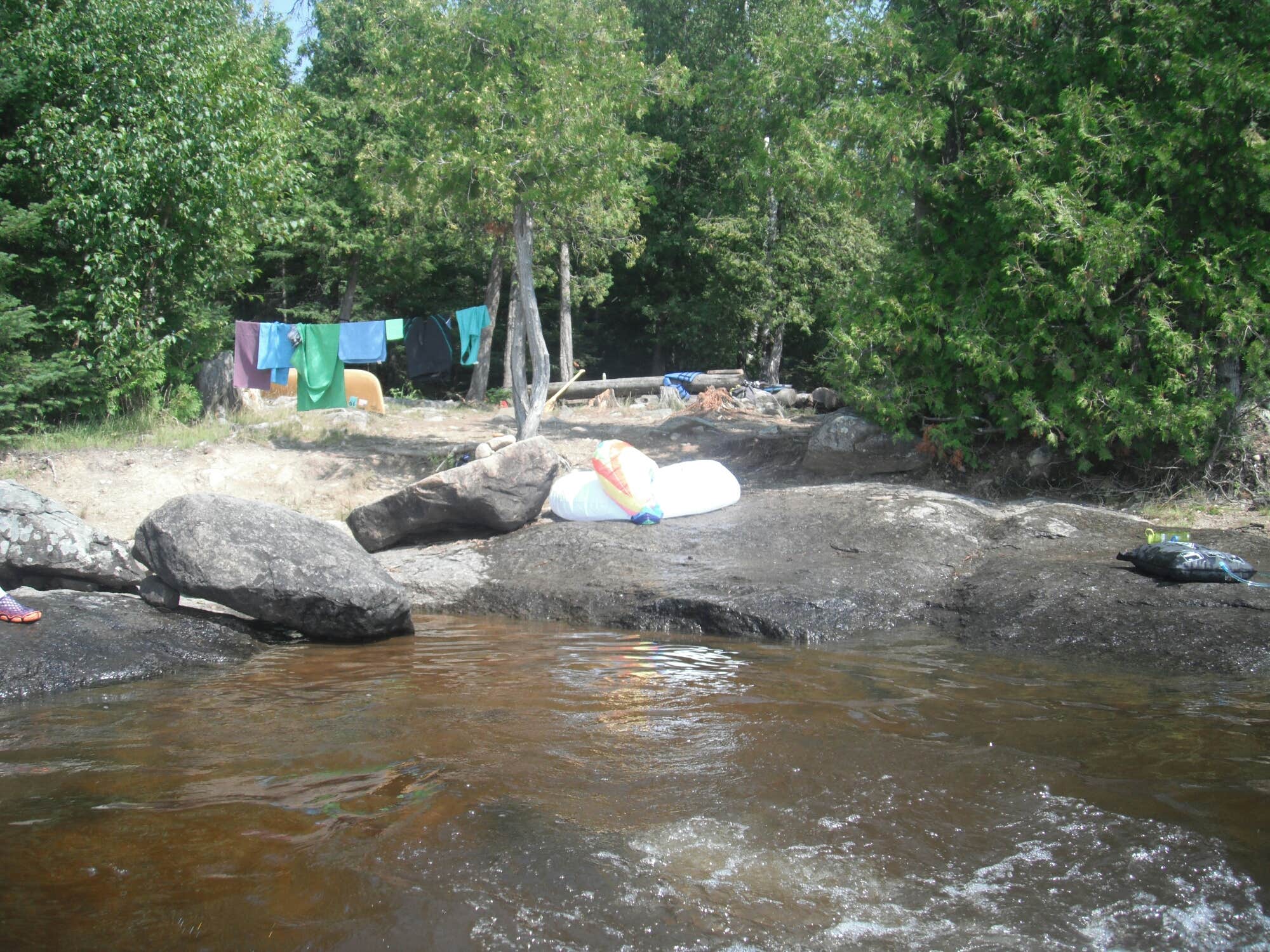Darla H.'s photo of tent camping at BWCA Lake Three near Ely, MN