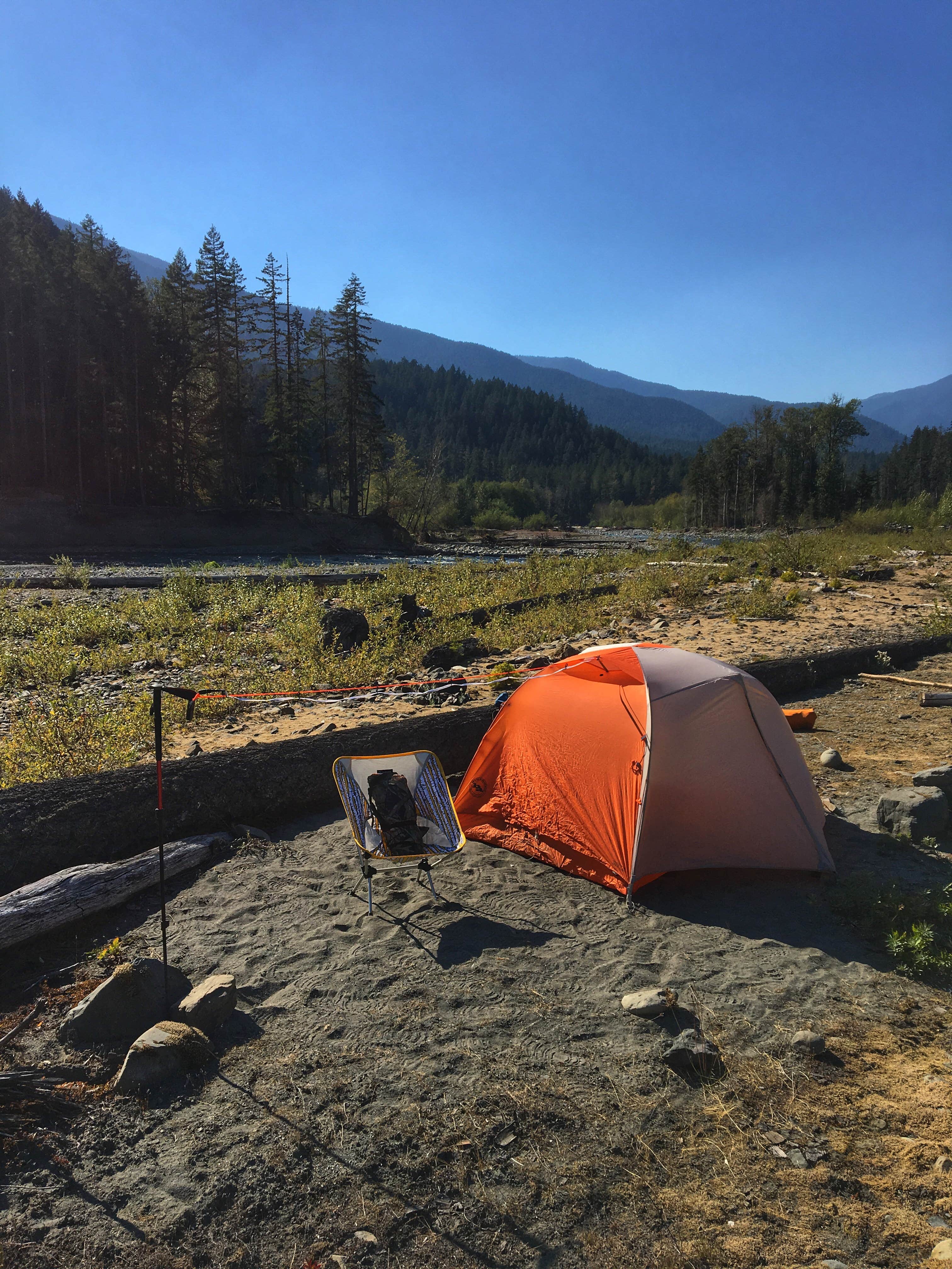 Campsite on the Elwha River