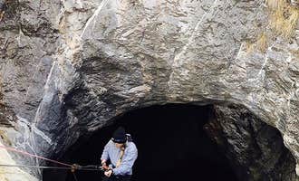 Camping near Chief Mountain West: Whipple Cave , Pioche, Nevada