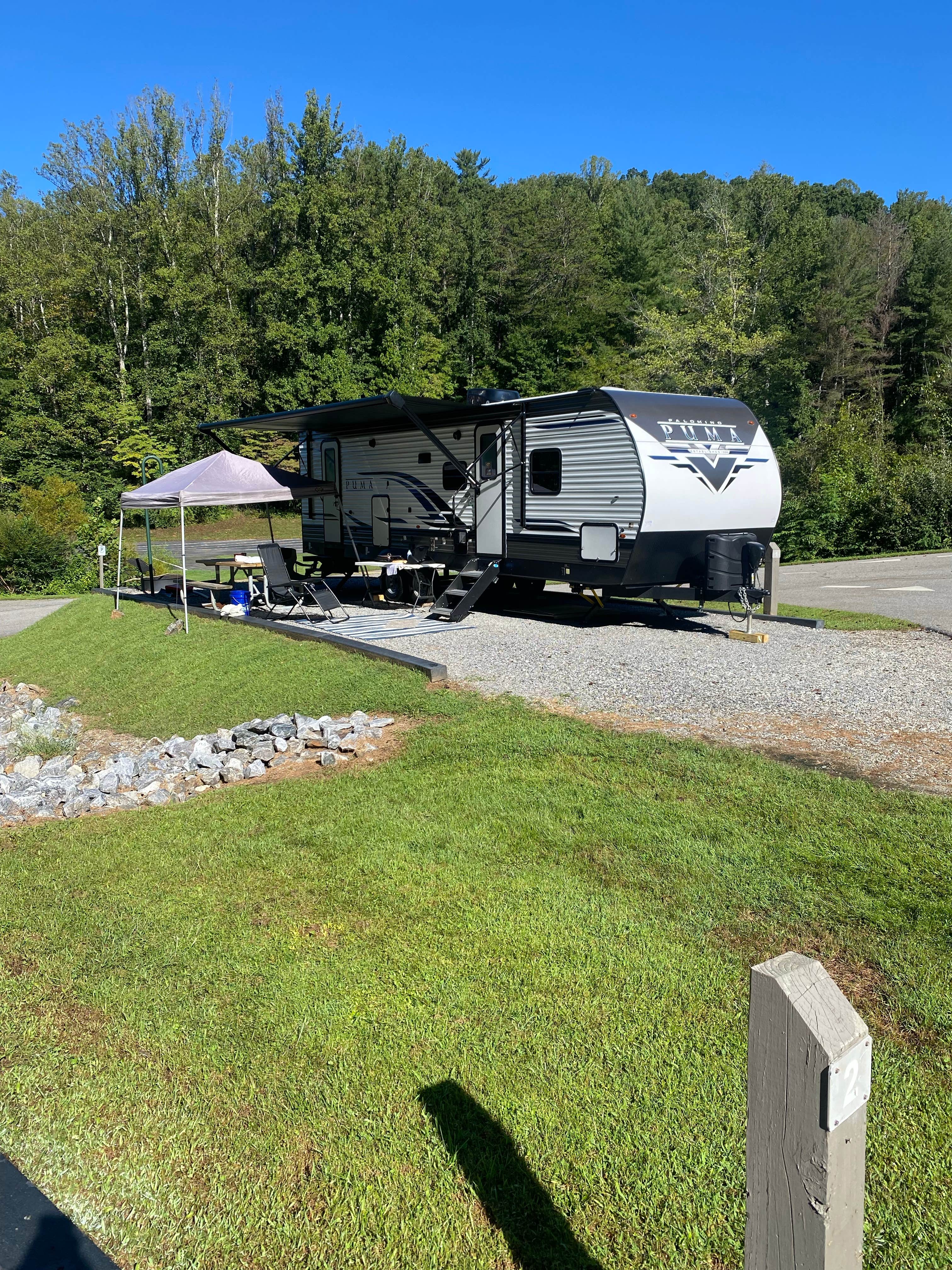 Frank H.'s photo of rv camping at Salthouse Branch Campground near Penhook, VA