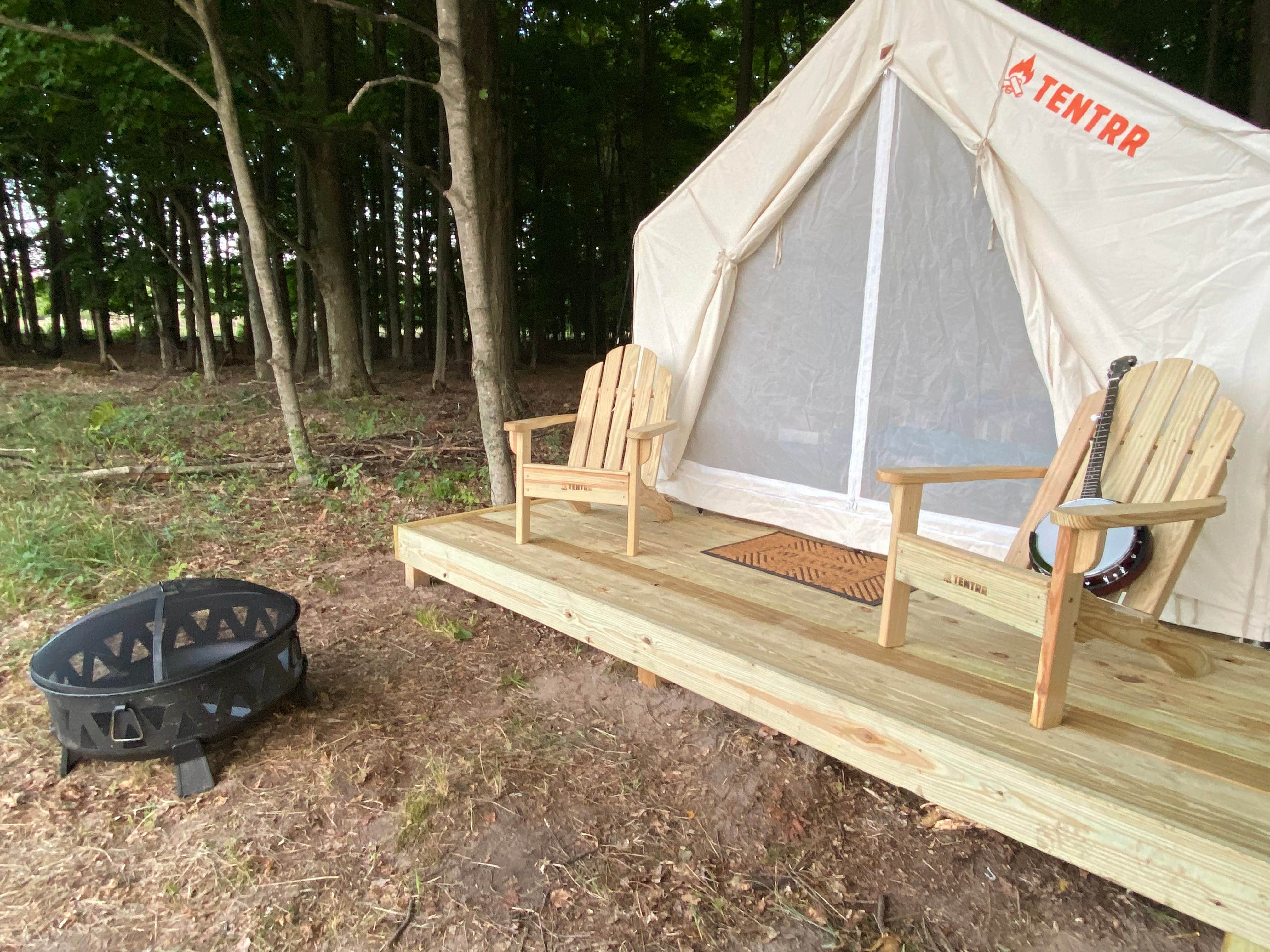 The Dyrt's photo at Tentrr Signature Site - Sleeping Bear Dunes - Sleepy Bear Den near Frankfort, MI