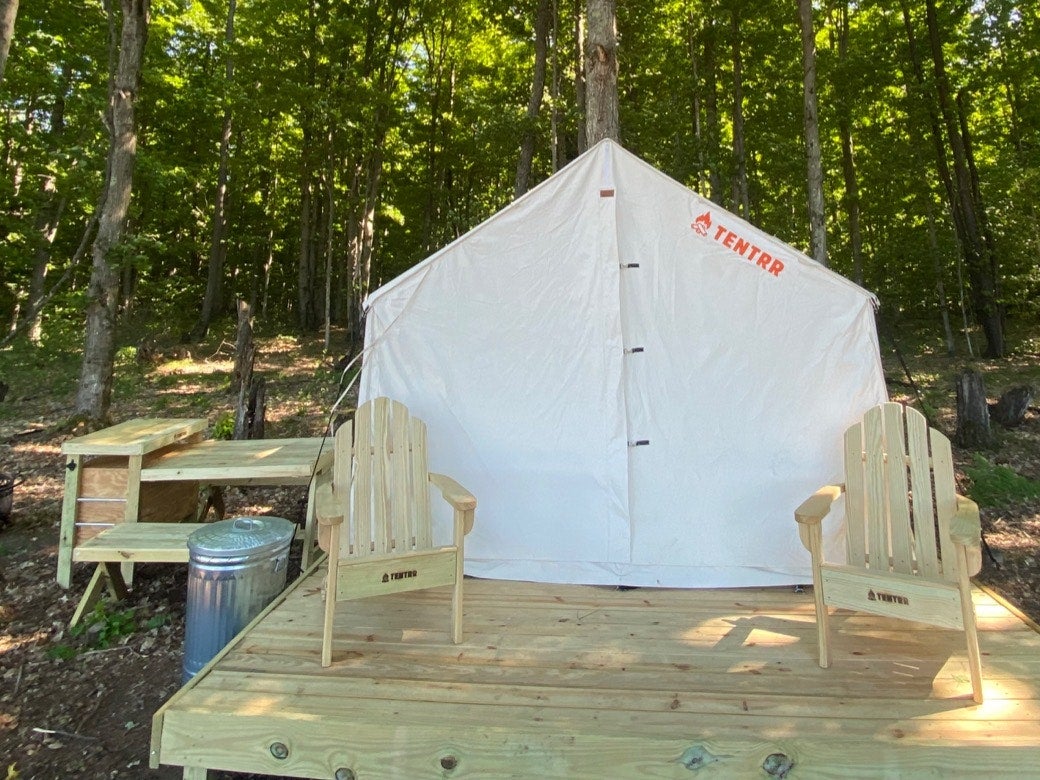 Camper submitted image from Tentrr Signature Site - Sleeping Bear Dunes - Fire Fly Keep - 2