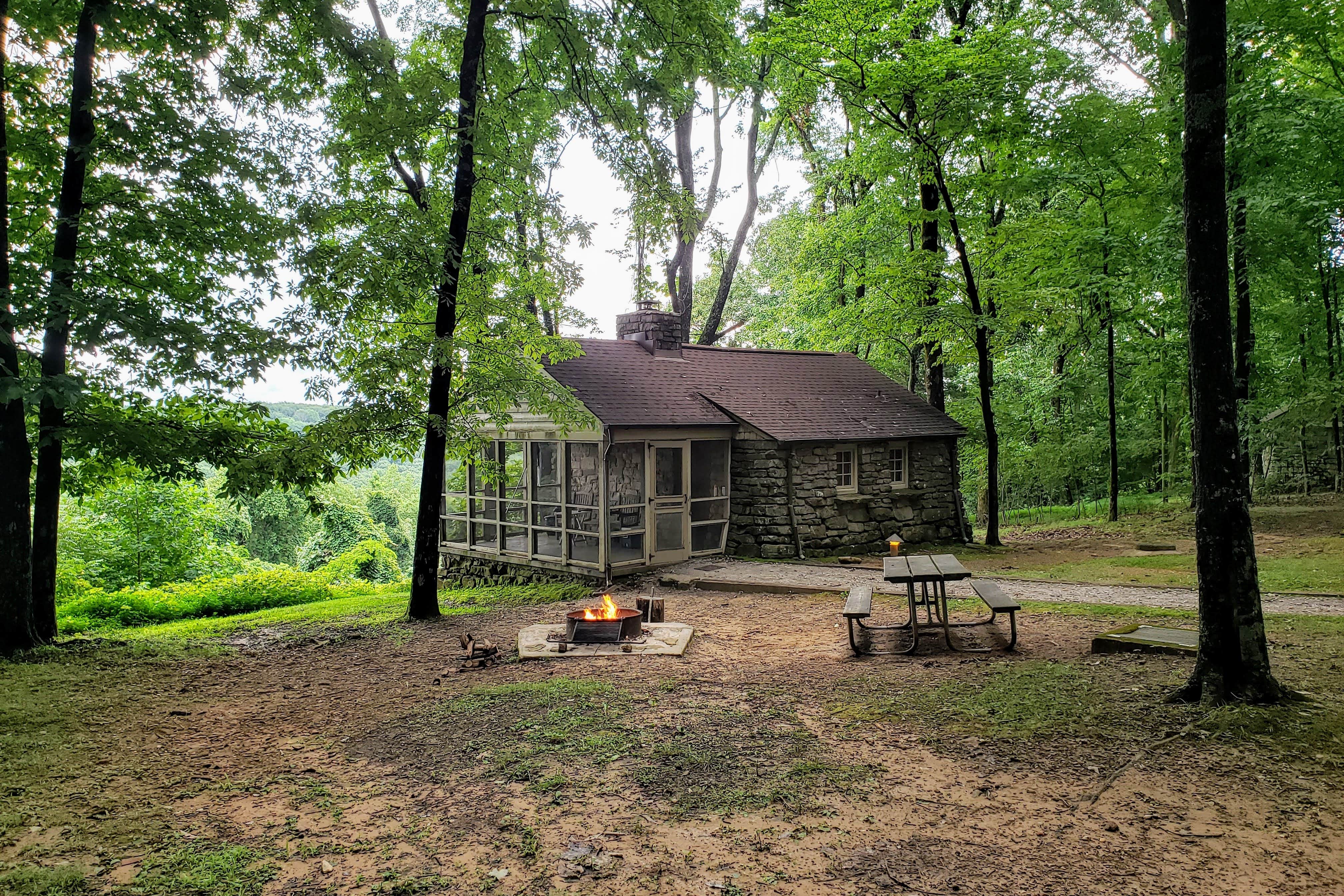 Joseph R.'s photo of glamping accommodations at Monte Sano State Park Campground near Falkville, AL