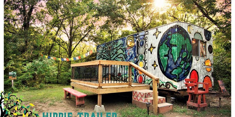 Camper submitted image from Hippie Trailer at Milo Farm