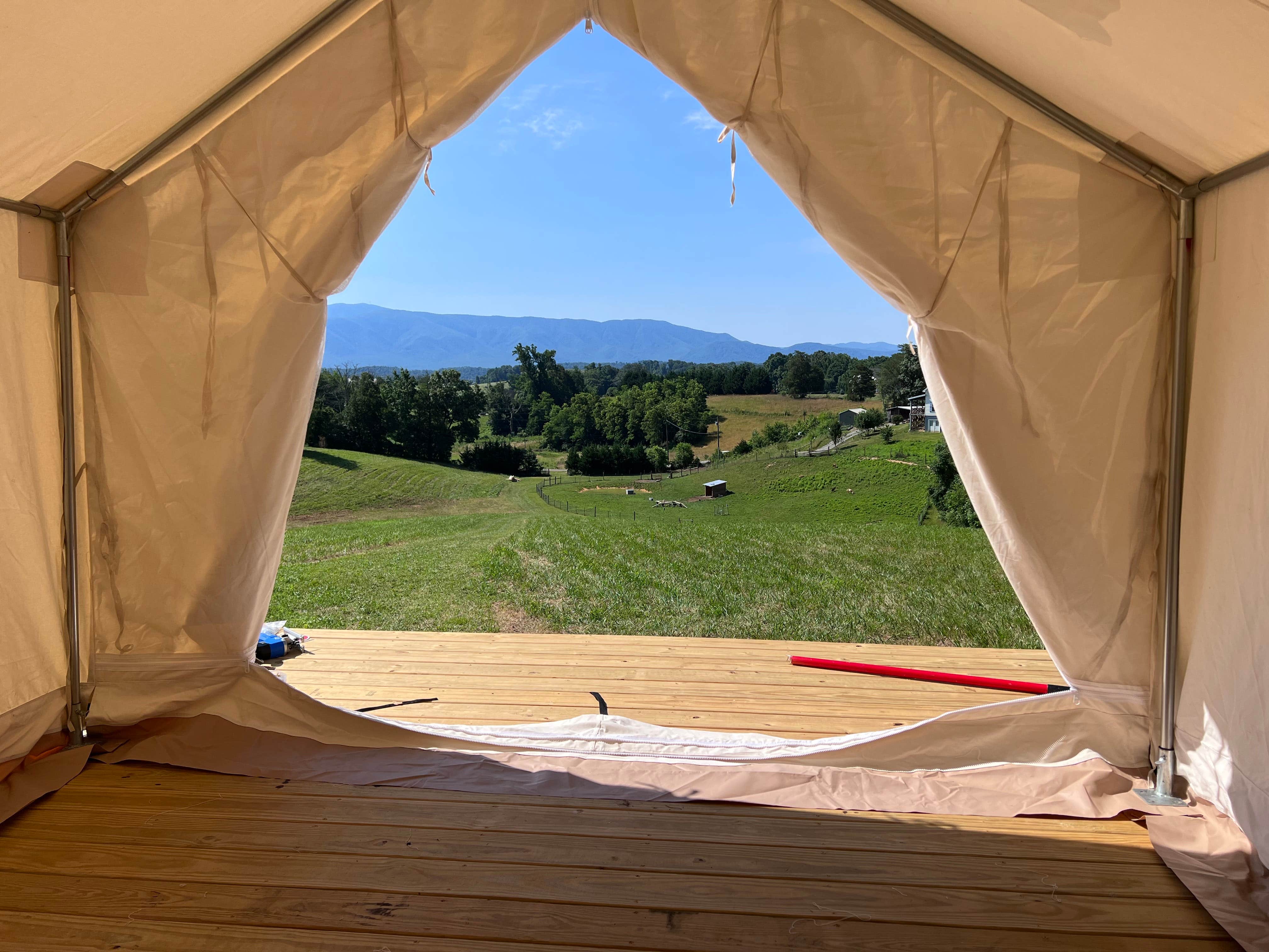 The Dyrt's photo at Tentrr Signature Site - Gnome Hollow at Dixon Hill Farms, LLC near Cherokee National Forest