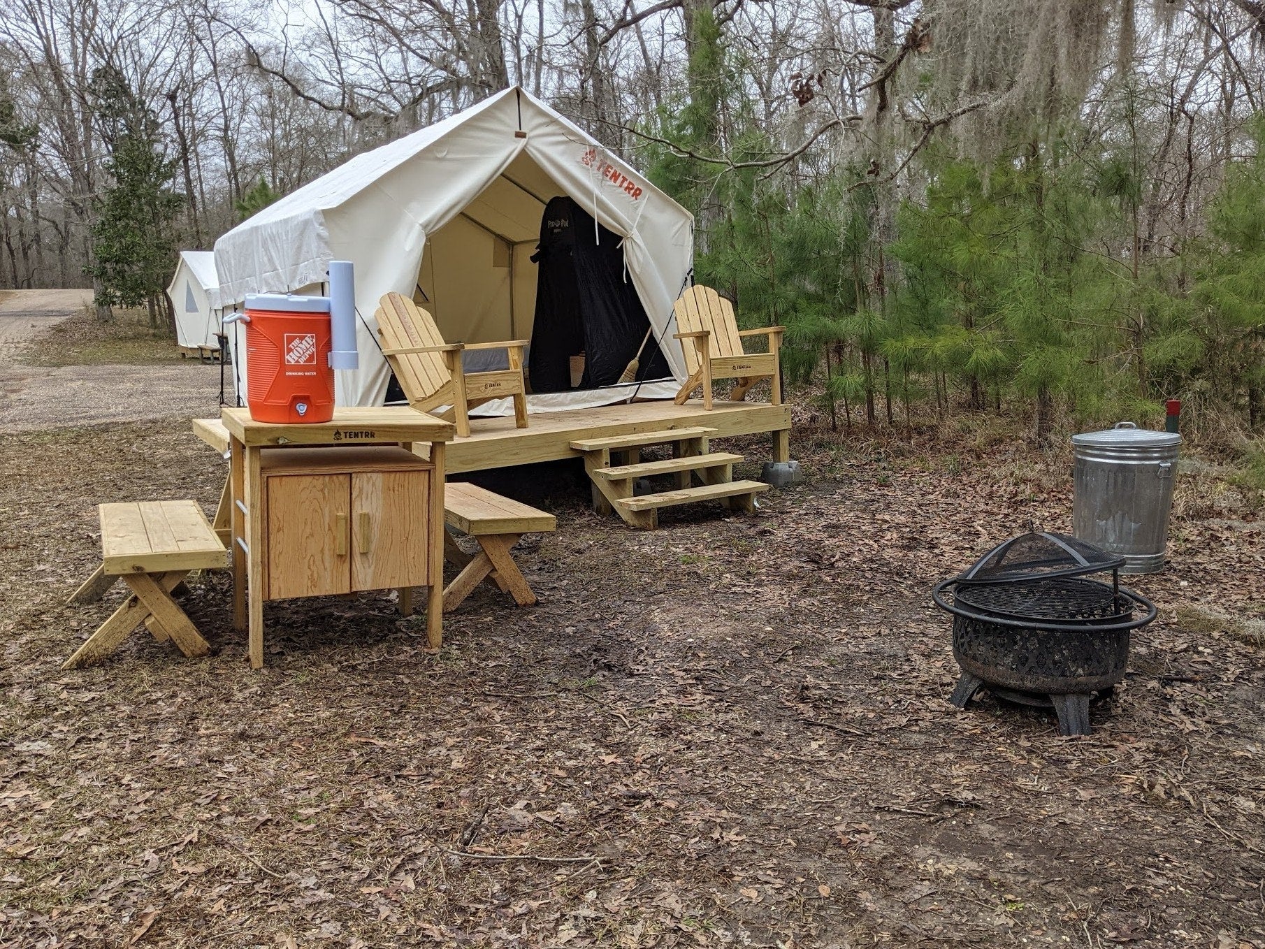 Camper submitted image from Tentrr State Park Site - Louisiana Chicot State Park - Site B - Double Camp - 1