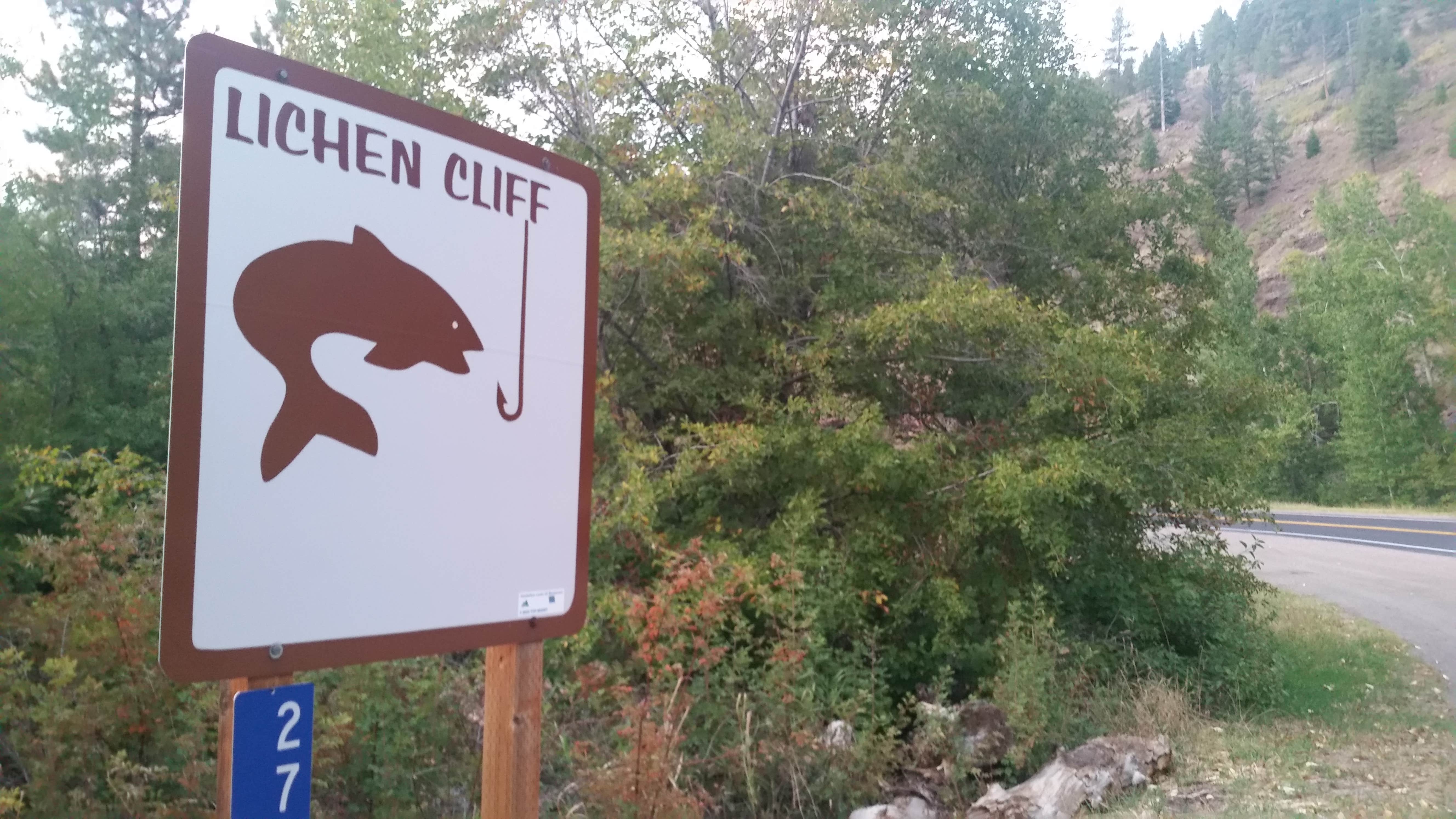 Camper-submitted photo at Lichen Cliff near Wolf Creek, MT