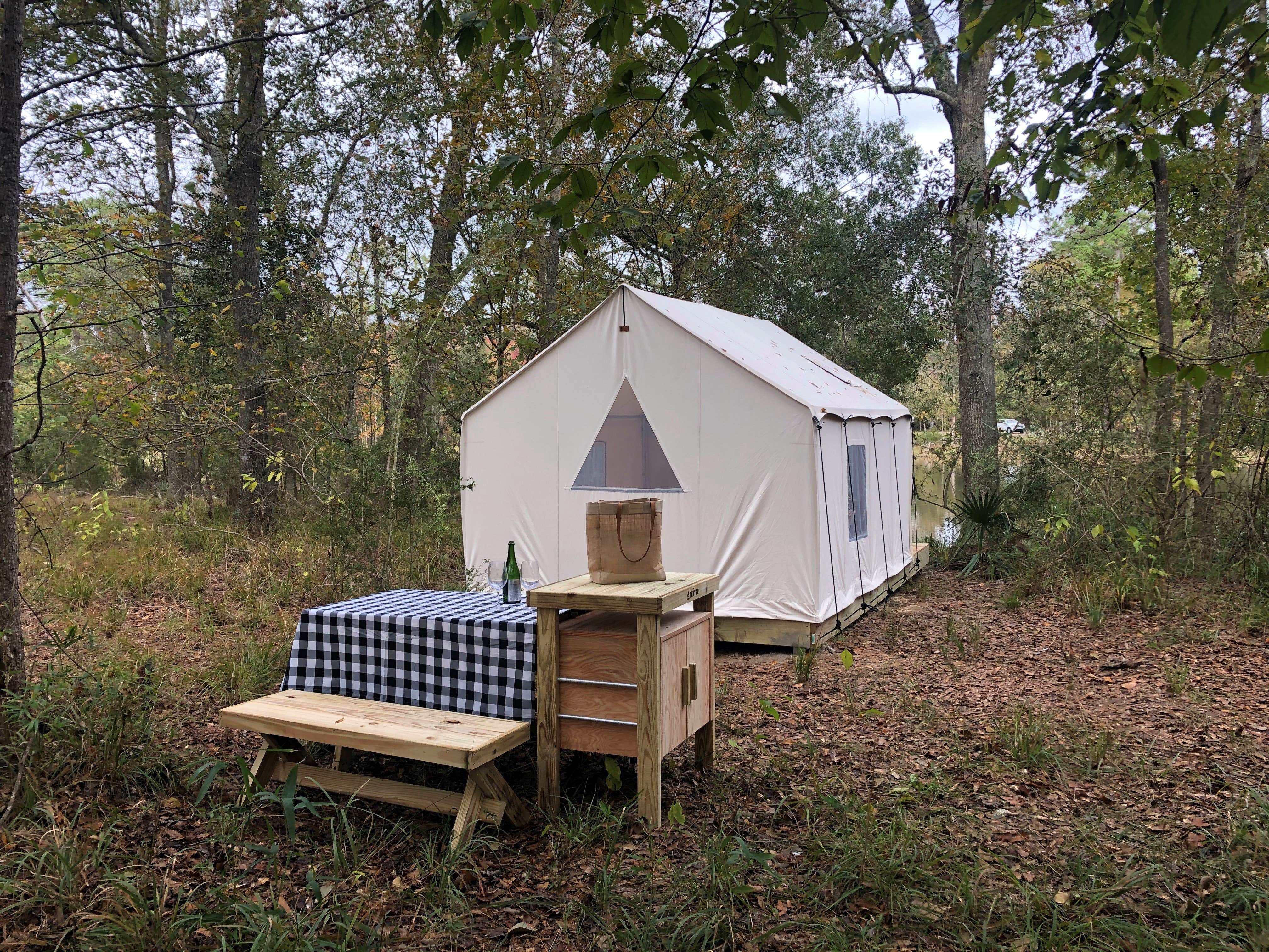 The Dyrt's photo at Tentrr State Park Site - Louisiana Fontainebleau State Park - Pond View D - Single Camp near Westwego, LA