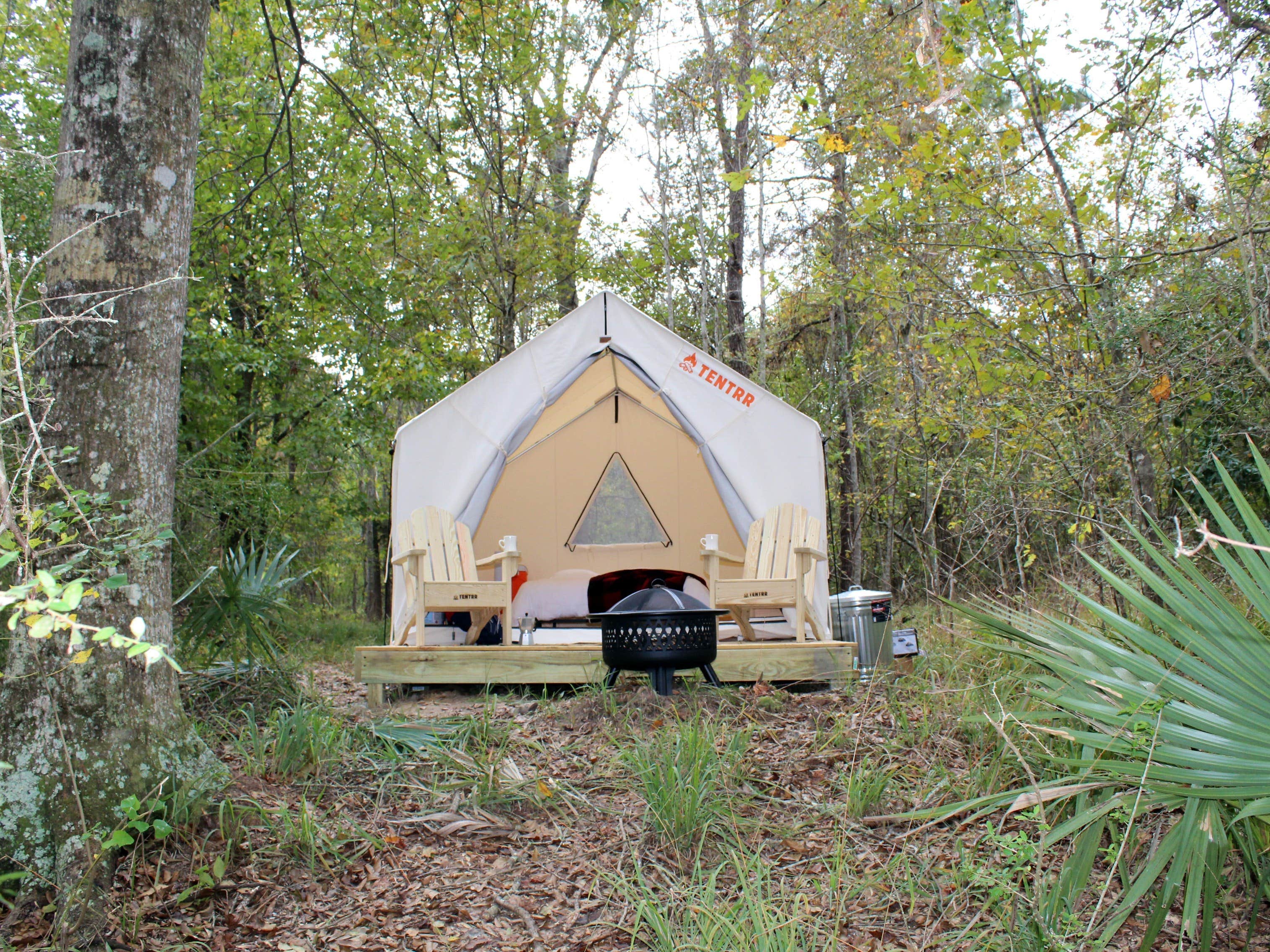 The Dyrt's photo at Tentrr State Park Site - Louisiana Fontainebleau State Park - Pond View E - Single Camp near Avondale, LA