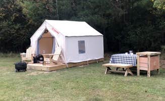 The Dyrt's photo at Tentrr State Park Site - Louisiana Fontainebleau State Park - Teepee Field A - Single Camp near Laplace, LA