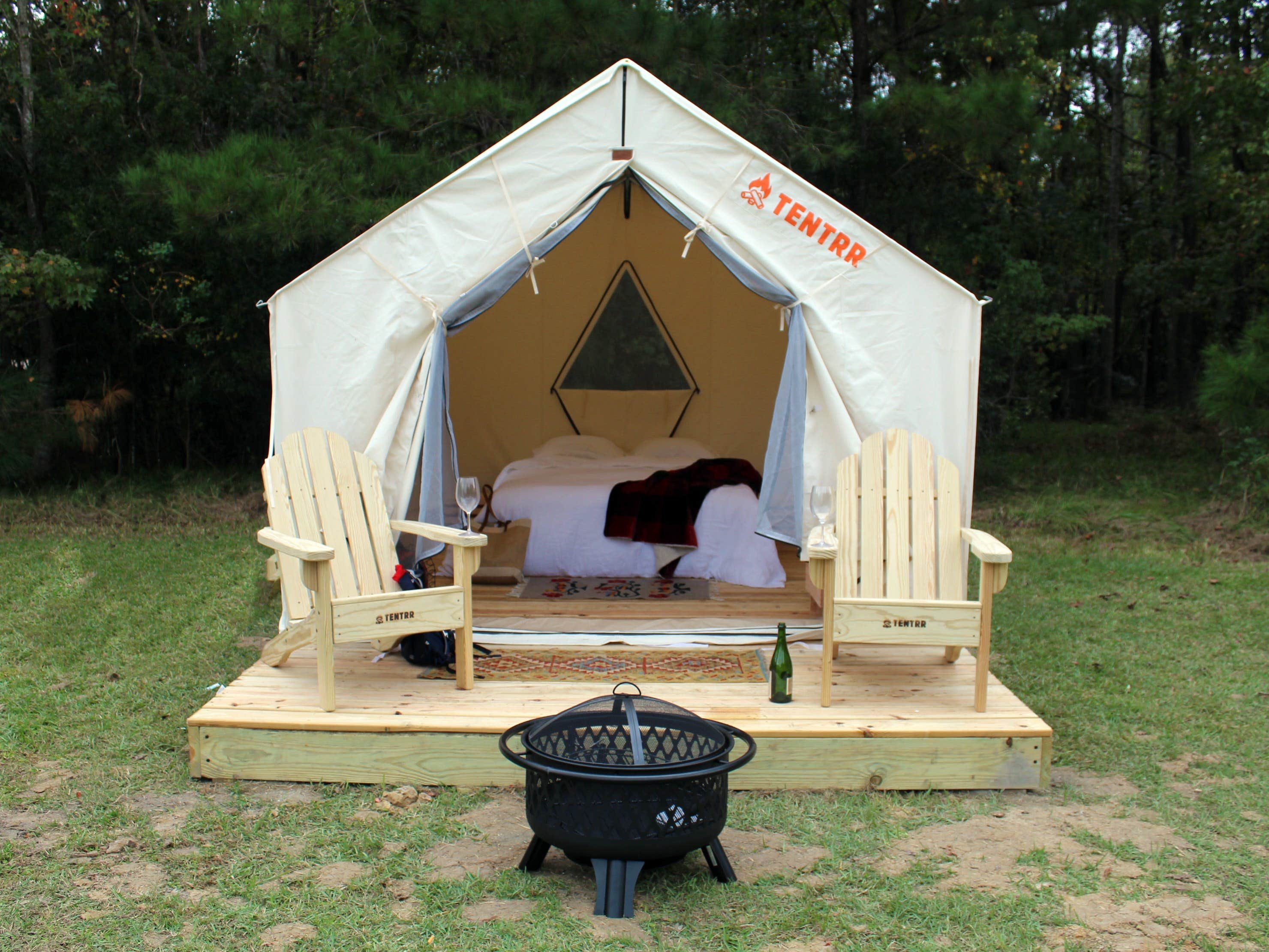 The Dyrt's photo at Tentrr State Park Site - Louisiana Fontainebleau State Park - Teepee Field B - Single Camp near Barataria, LA