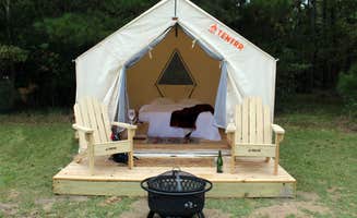 The Dyrt's photo at Tentrr State Park Site - Louisiana Fontainebleau State Park - Teepee Field B - Single Camp near Westwego, LA