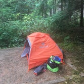 Two tents can fit on the pads 