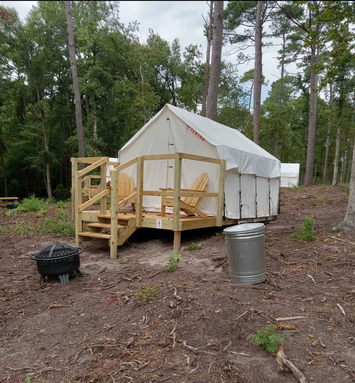 Camper submitted image from Tentrr State Park Site - Louisiana North Toledo Bend State Park - Lakeview C - Single Camp - 1
