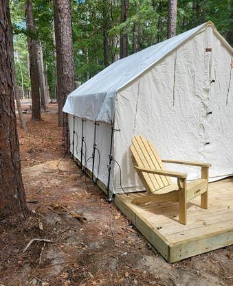 The Dyrt's photo at Tentrr State Park Site - Louisiana North Toledo Bend State Park - Hilltop I - Single Camp near Sabine National Forest