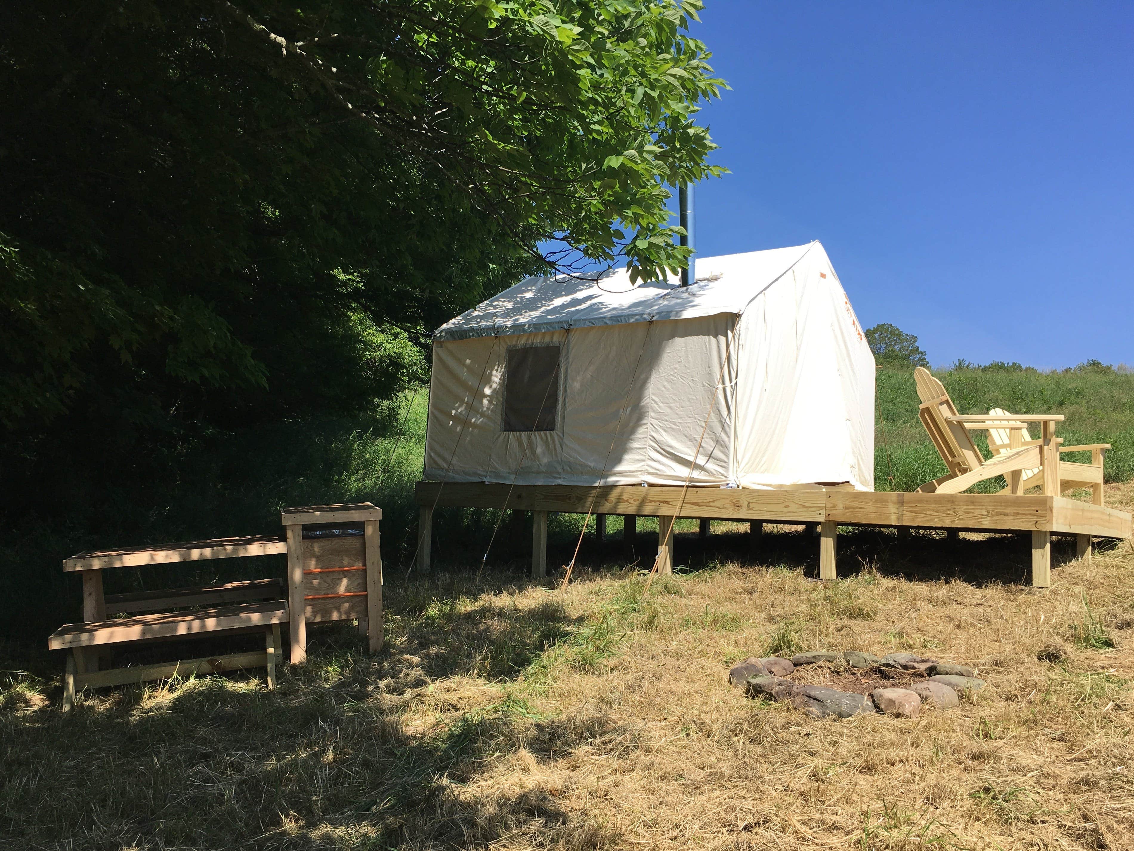 The Dyrt's photo at Tentrr Signature Site - Mountain Bliss Campsite near Long Eddy, NY