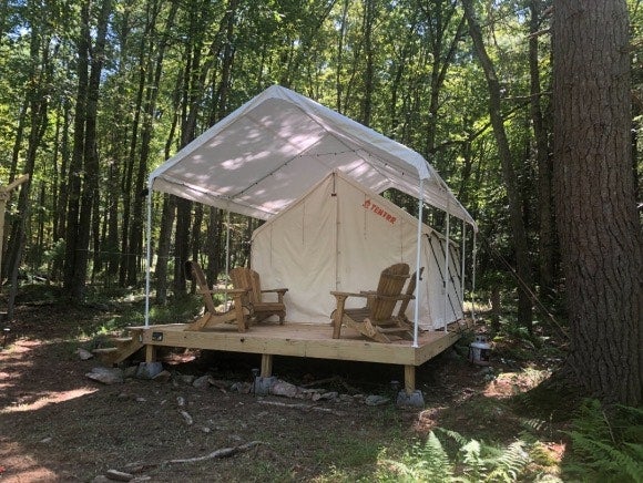 Camper submitted image from Tentrr Signature Site - Serenity at Camp Temike - 1