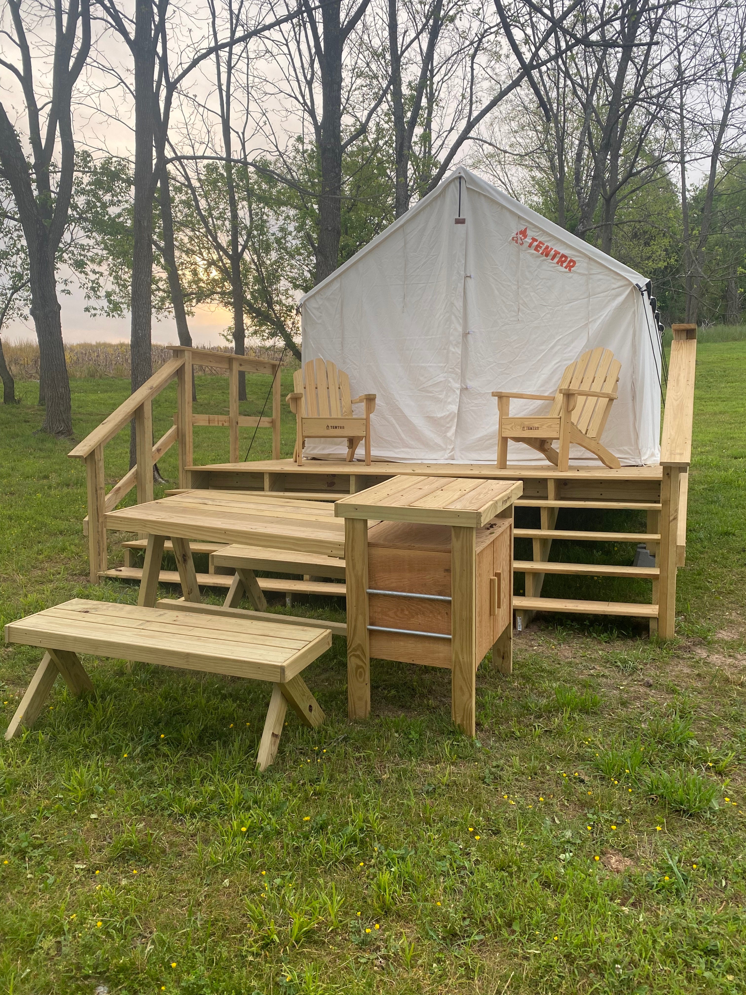 Camper submitted image from Tentrr Signature Site - Field of Dreams at The Stickley Farm - 1