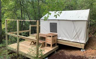 The Dyrt's photo at Tentrr Signature Site - River Breeze trout fishing Signature Site - Coleman Outfitted Site near Blue Ridge, GA