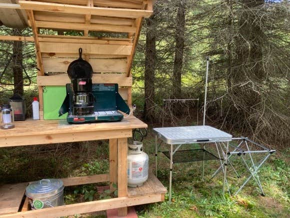 The Dyrt's photo of camping with pets at Tentrr Signature Site - Pine Meadows - Coleman Cooking Site near Empire, MI