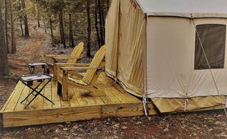 The Dyrt's photo at Tentrr Signature Site - Riverside Reflections. Peaceful Pines. near Edward MacDowell Lake