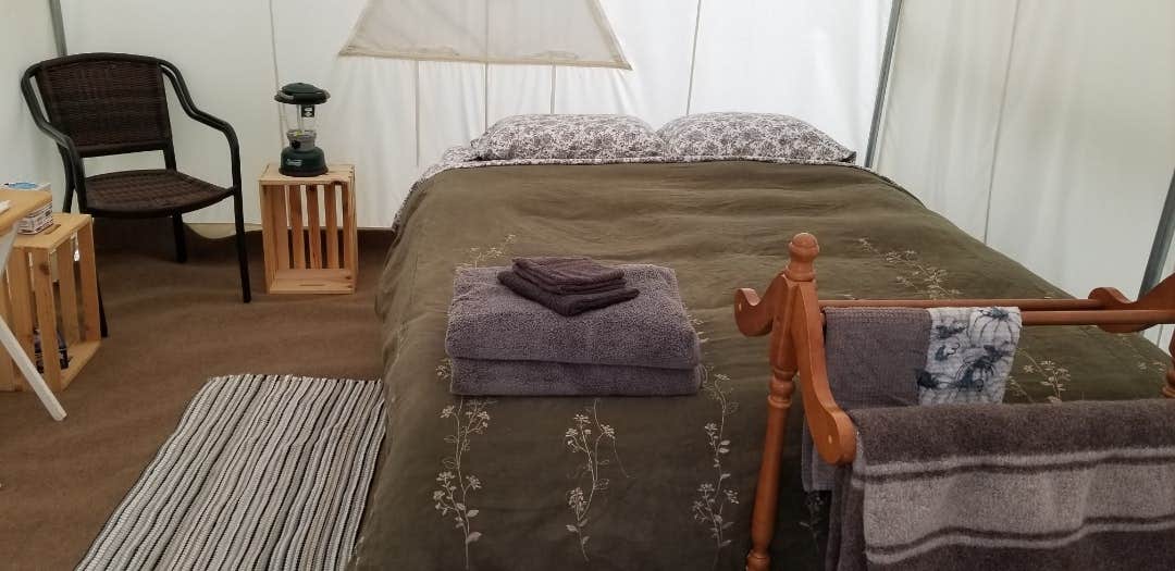 The Dyrt's photo of glamping accommodations at Tentrr Signature Site - Pastoral Paths at Little Farm Too near Cooperstown, NY