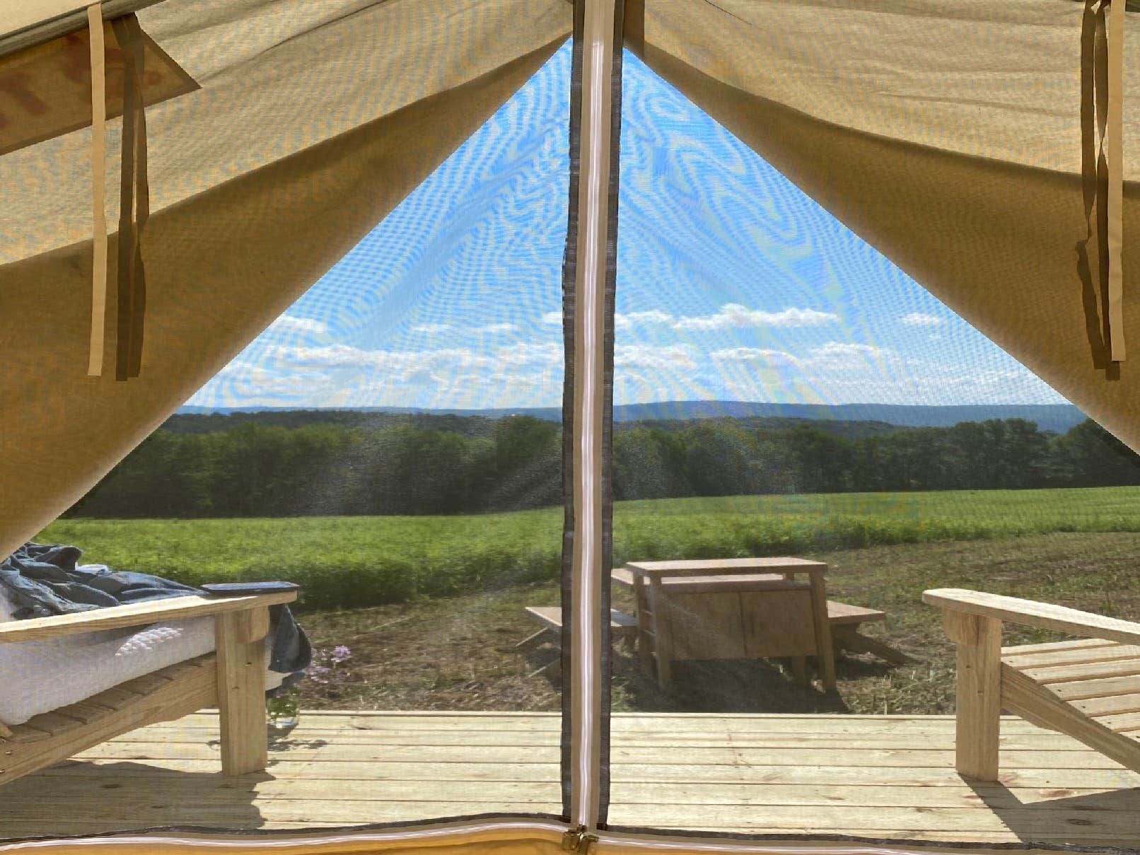 The Dyrt's photo at Tentrr Signature Site - Mt Otsego Sunrise Meadow near Cherry Valley, NY