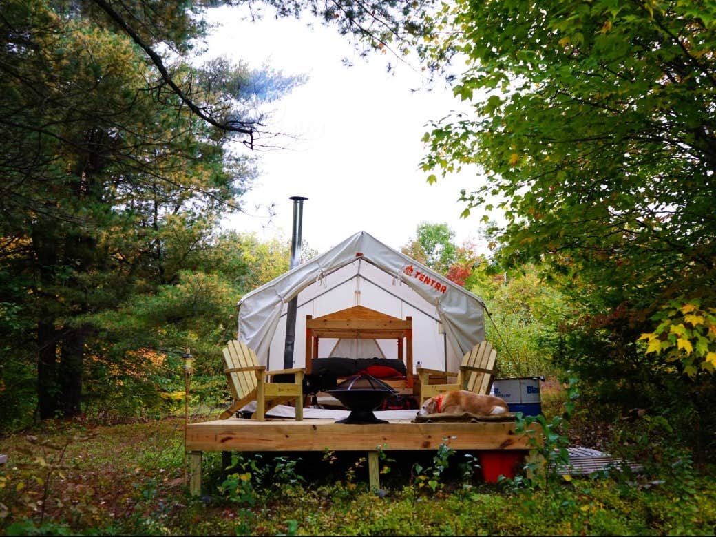 The Dyrt's photo at Tentrr Signature Site - Fabulous! MAINE Mountain Top PEACEFUL Hiker's or Couch Potato's Campsite near South Paris, ME