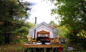 The Dyrt's photo at Tentrr Signature Site - Fabulous! MAINE Mountain Top PEACEFUL Hiker's or Couch Potato's Campsite near Sumner, ME