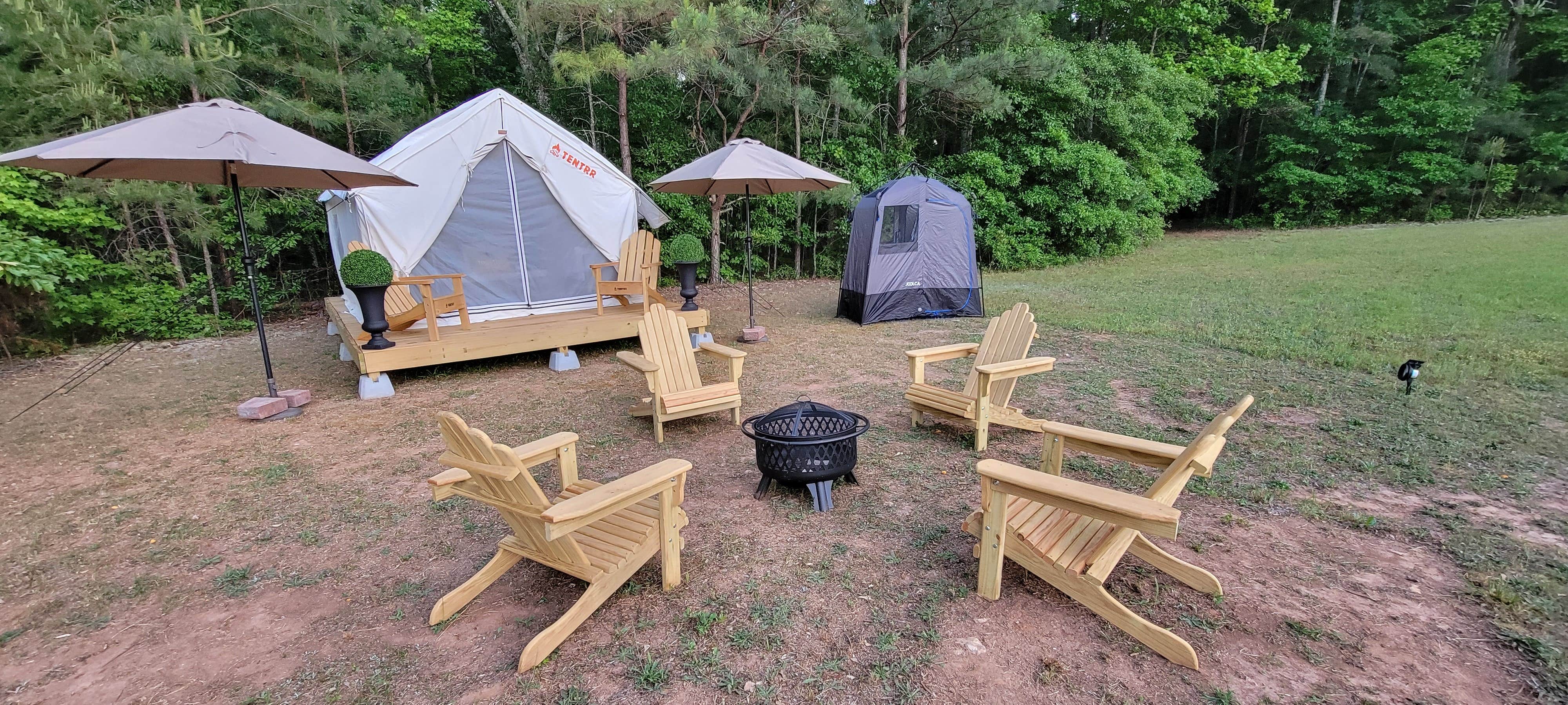 The Dyrt's photo at Tentrr Signature Site - Glamping in "The Hamptons" near Fairburn, GA