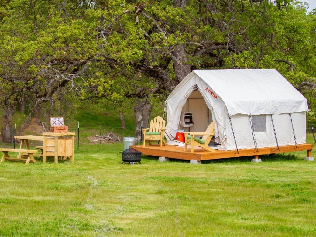 The Dyrt's photo at Tentrr Signature Site - Ancient Oak at Lane Creek Reserve near White City, OR