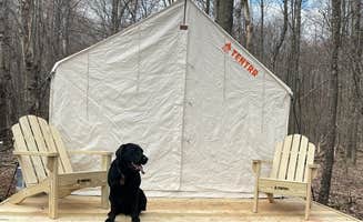 The Dyrt's photo of camping with pets at Tentrr Signature Site - Bramley Mountain Trail Camp near Roxbury, NY