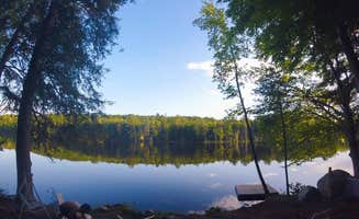 The Dyrt's photo at Tentrr Signature Site - Riverfront Ritz - Coleman Outfitted Site-Dual canvas tents and platforms near Ballston Spa, NY