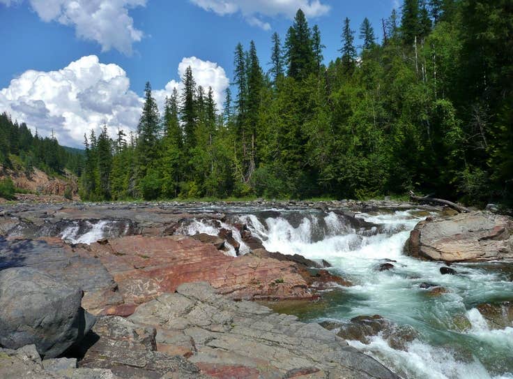 Camper submitted image from Yaak Falls Campground - 3