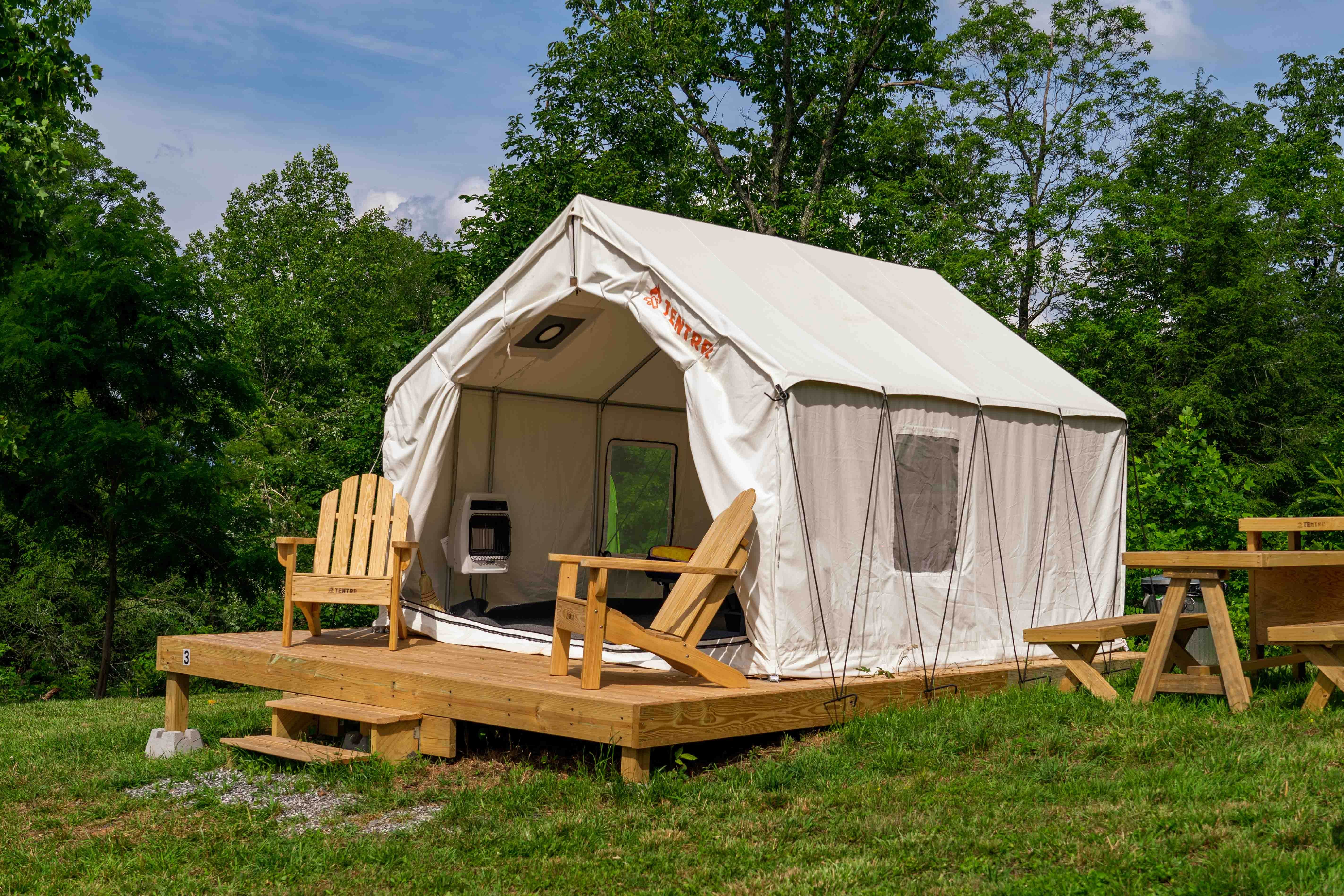 The Dyrt's photo at Tentrr Signature Site - Persimmon Green Hilltop - Site 3 near Canton, NC