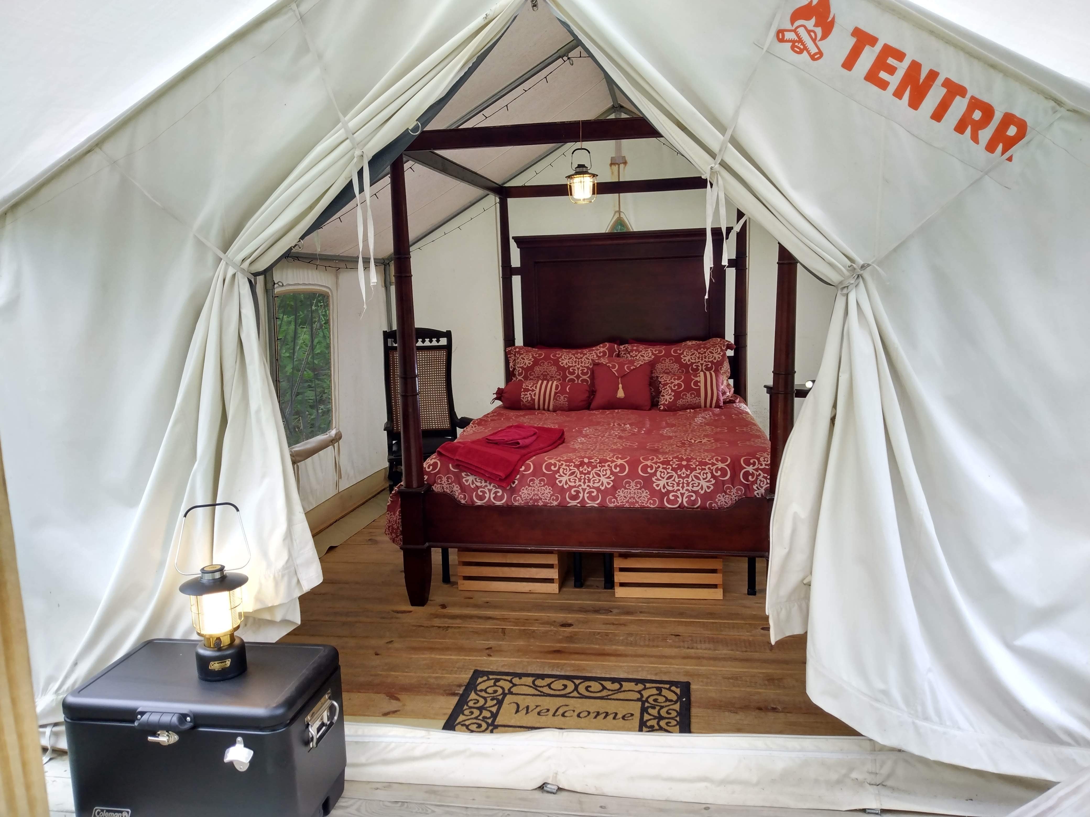 Camper submitted image from Tentrr Signature Site - Wine Country Treasure - Coleman Outfitted Site - 2