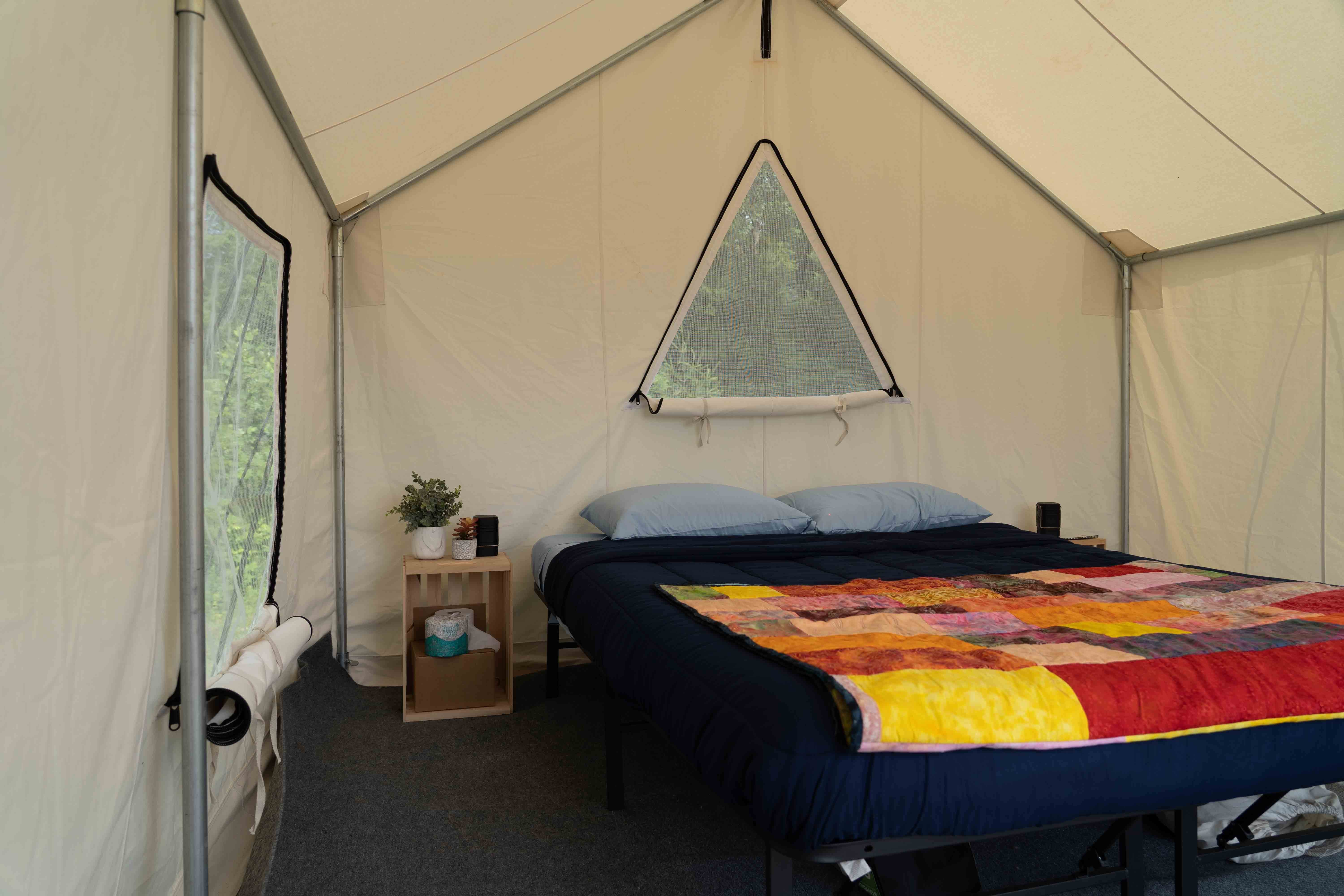 The Dyrt's photo of glamping accommodations at Tentrr Signature Site - Persimmon Green Hilltop - Site 3 near Candler, NC