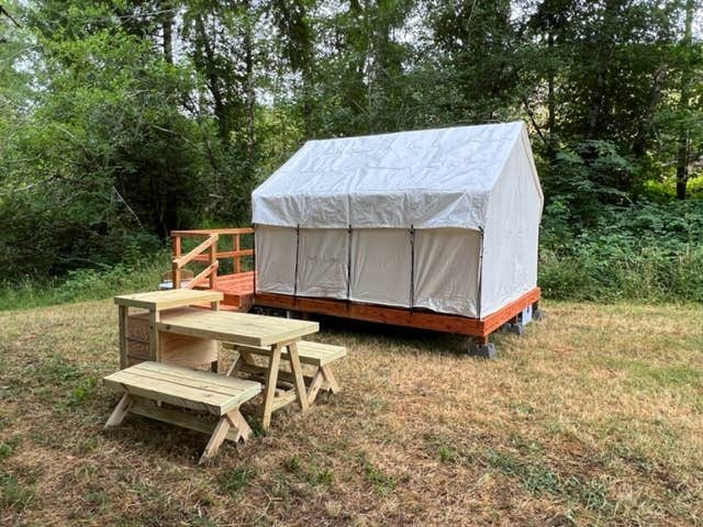 The Dyrt's photo at Tentrr Signature Site - Shady Grove on Maple Meadow... near Grand Ronde, OR