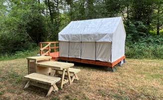 The Dyrt's photo at Tentrr Signature Site - Shady Grove on Maple Meadow... near Grand Ronde, OR