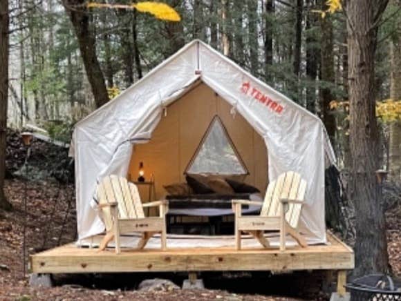 The Dyrt's photo at Tentrr Signature Site - Twin Creeks Signature Campsite near Parksville, NY