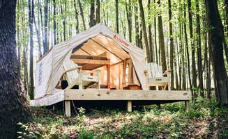 The Dyrt's photo at Tentrr Signature Site - Hollow Tree Camp - Coleman Outfitted Site near Scranton, PA
