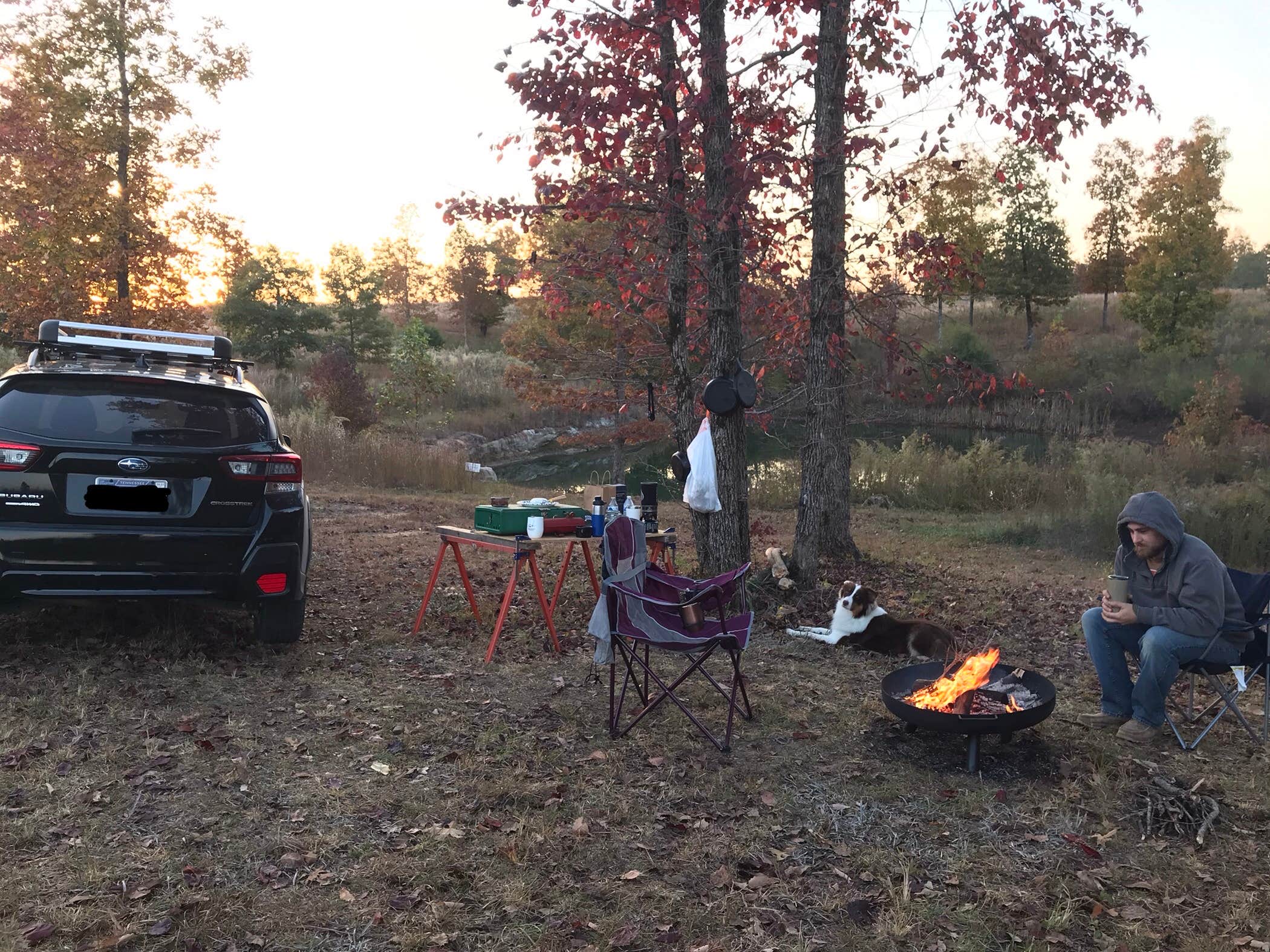 katie's photo of tent camping at Whippoorwill Woods Nature Retreat near Jasper, TN